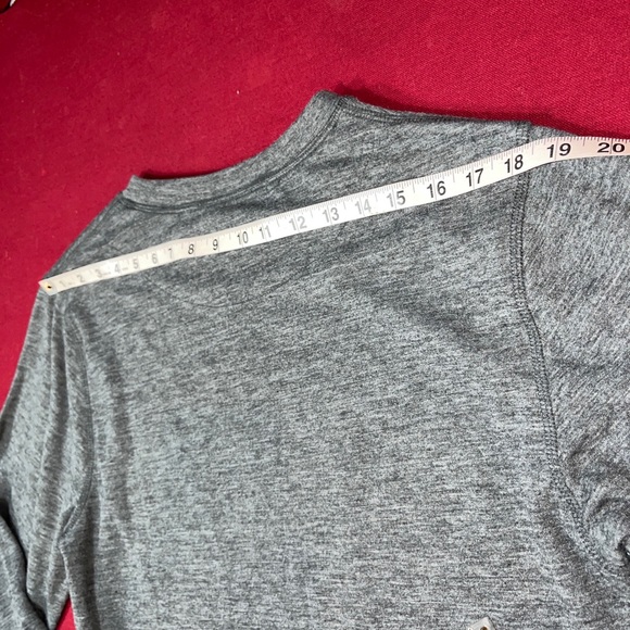Omni Wool GRAY Shirt Base Layer Polyester WOOL Blend LONG SLEEVE Pullover Men XL - Picture 4 of 12